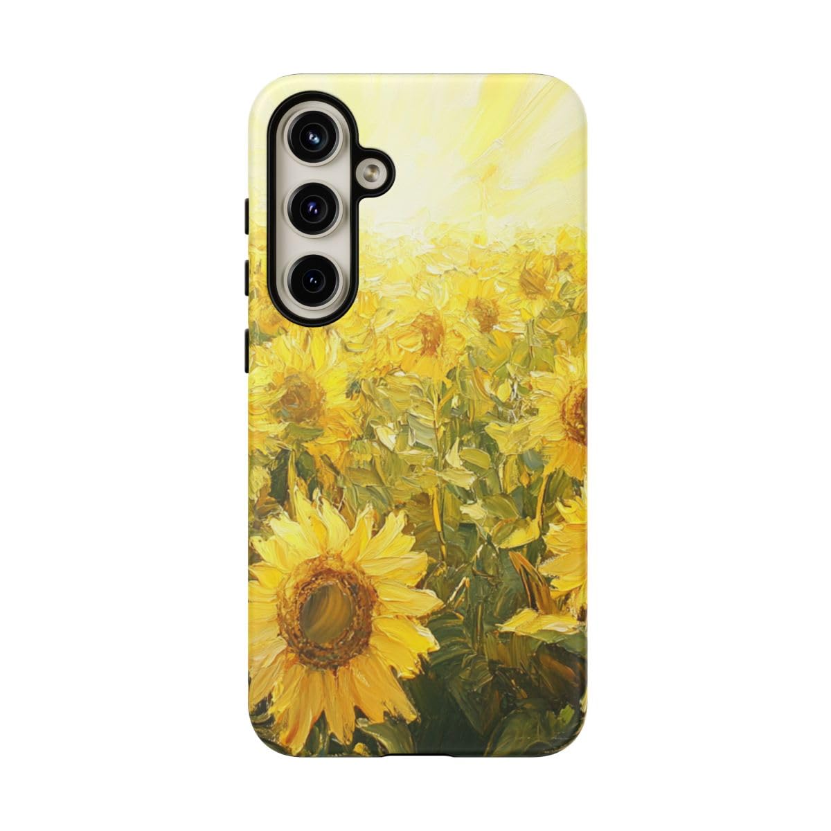 Coque mate rigide Samsung S24 Plus tournesol premium - 5