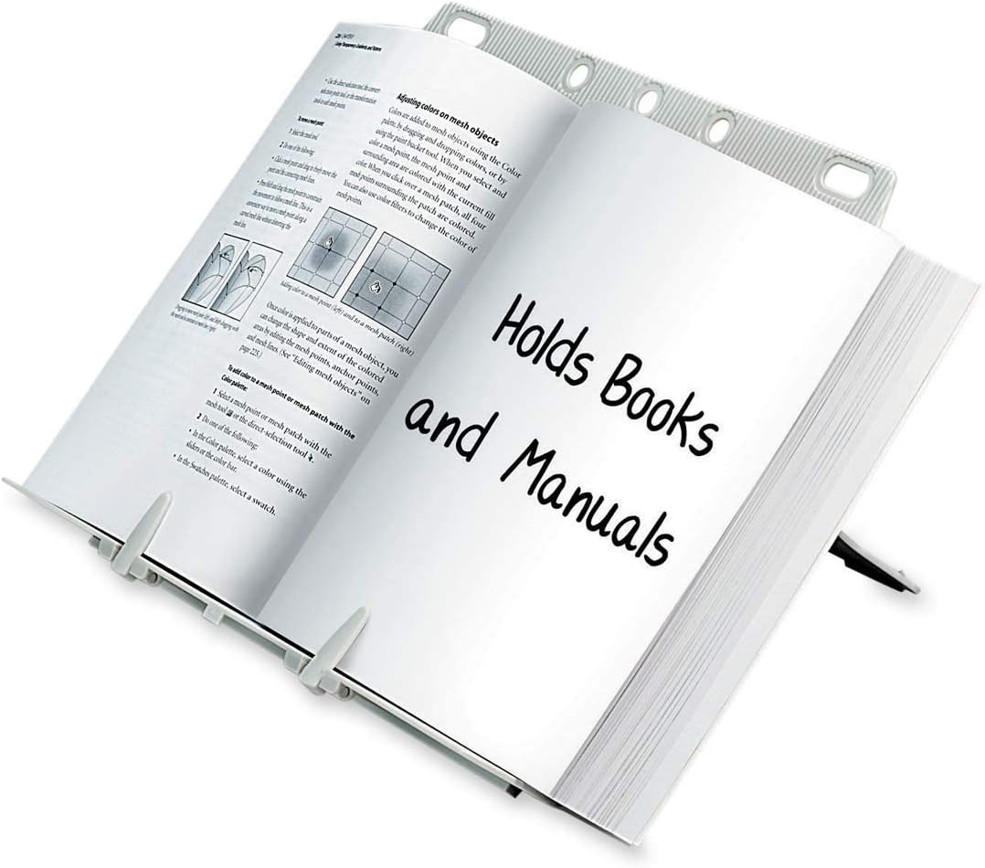 Fellowes Booklift Copyholder, Platino (21100) (paquete de 3)
