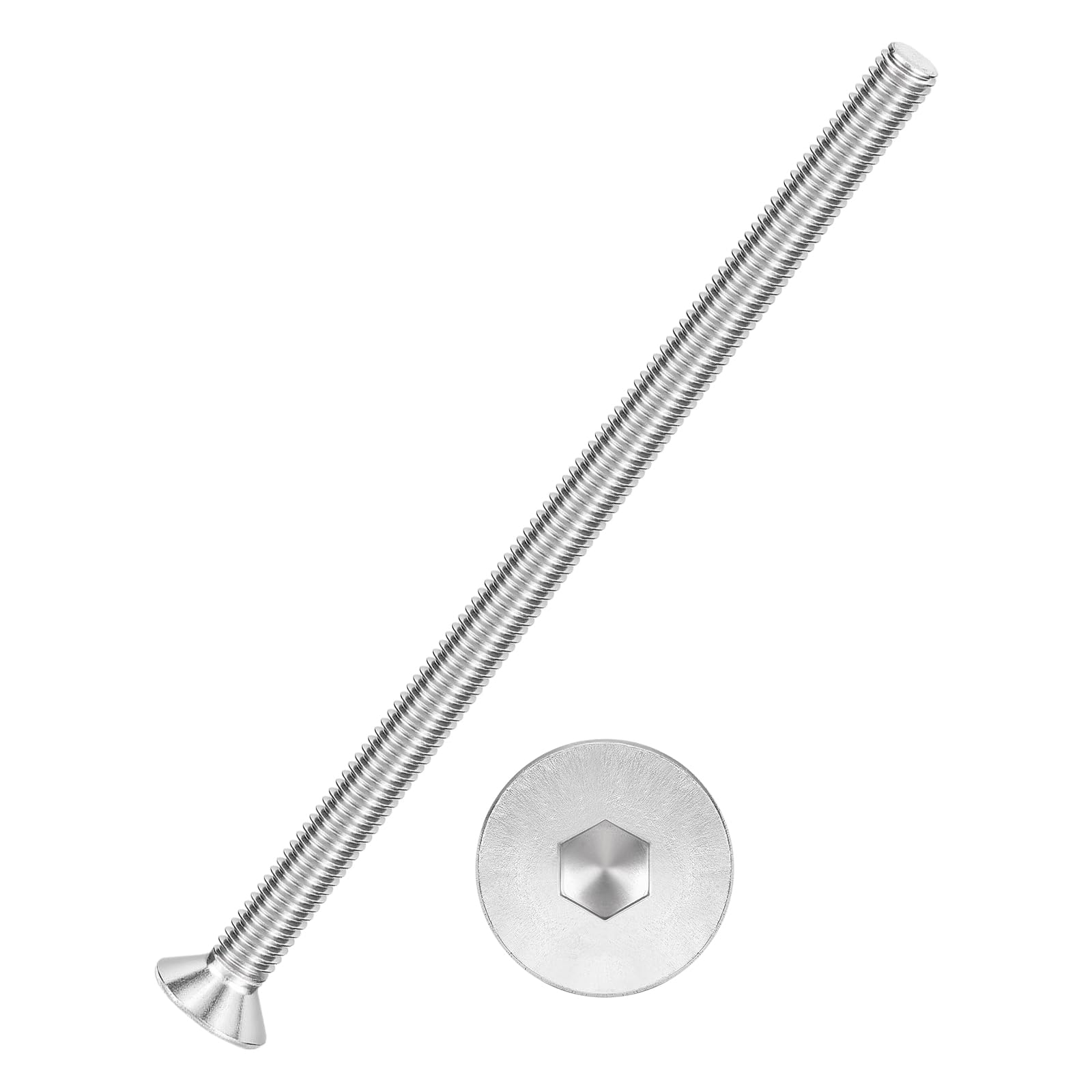 Kozelo 20Pcs[M3-0.5x55] Flat Head Socket Cap Screw Countersunk Bolt — image 1