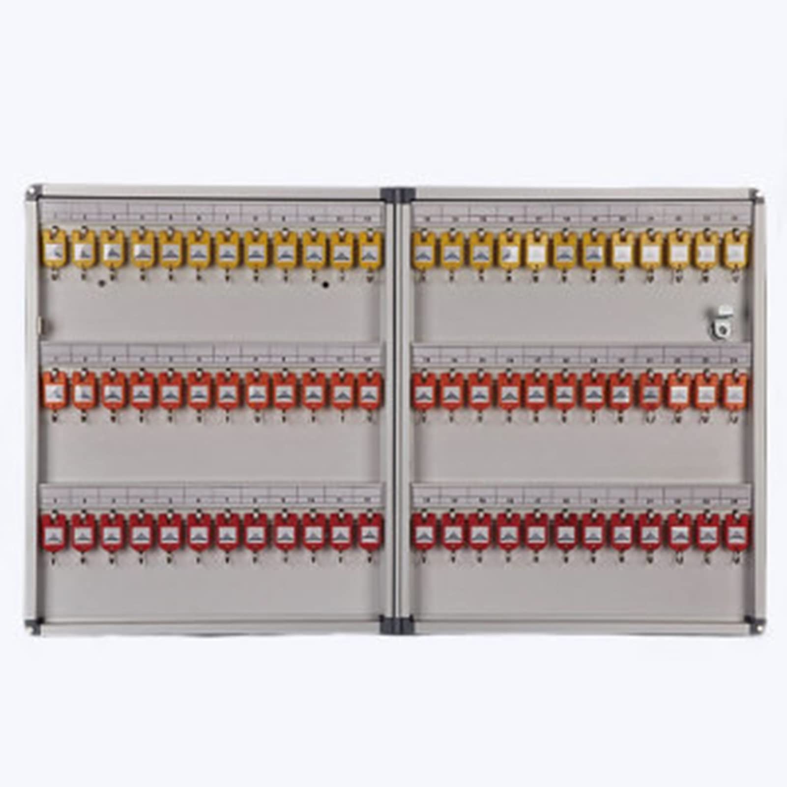 Armario de seguridad para pared con cerradura y etiquetas para llaves: solución as para llaves: solución de almacenamiento ideal para hogares, hoteles, escuelas y empresas. Elegante llavero.