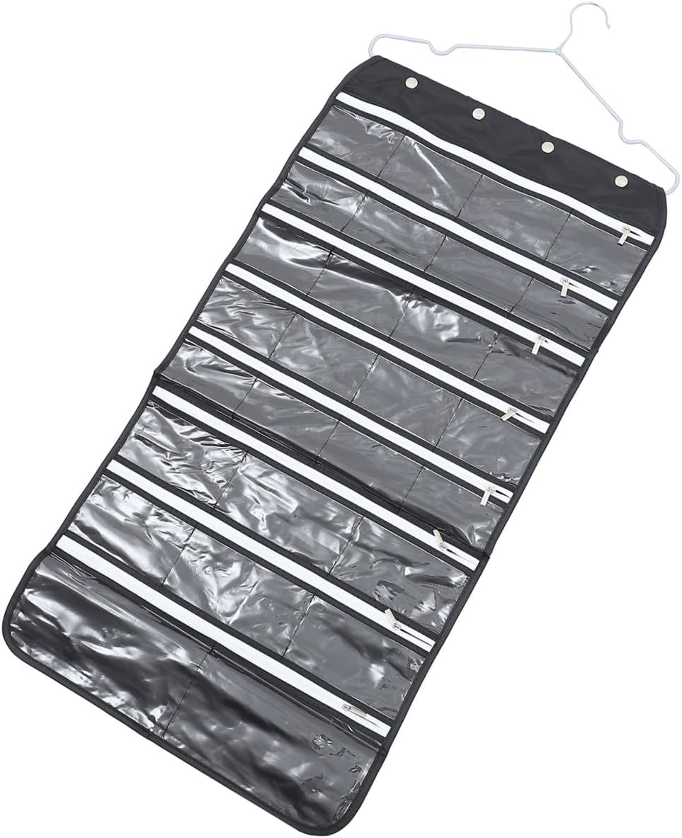 VANZACK Jewelry Storage Bag with Hanging Double Side Oxford Cloth Organizer