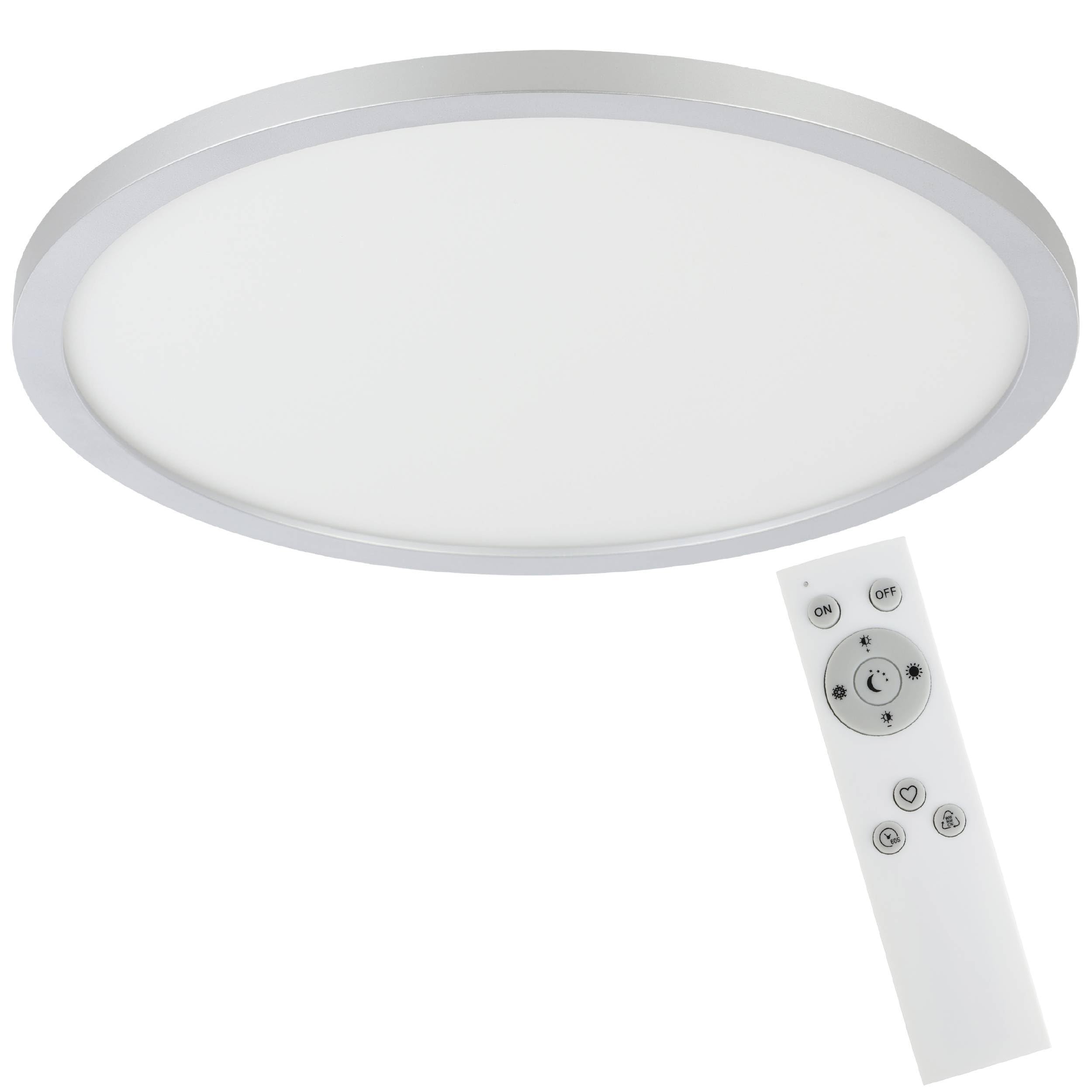 Plafonnier LED dimmable Campaspero Eglo blanc chaud à froid