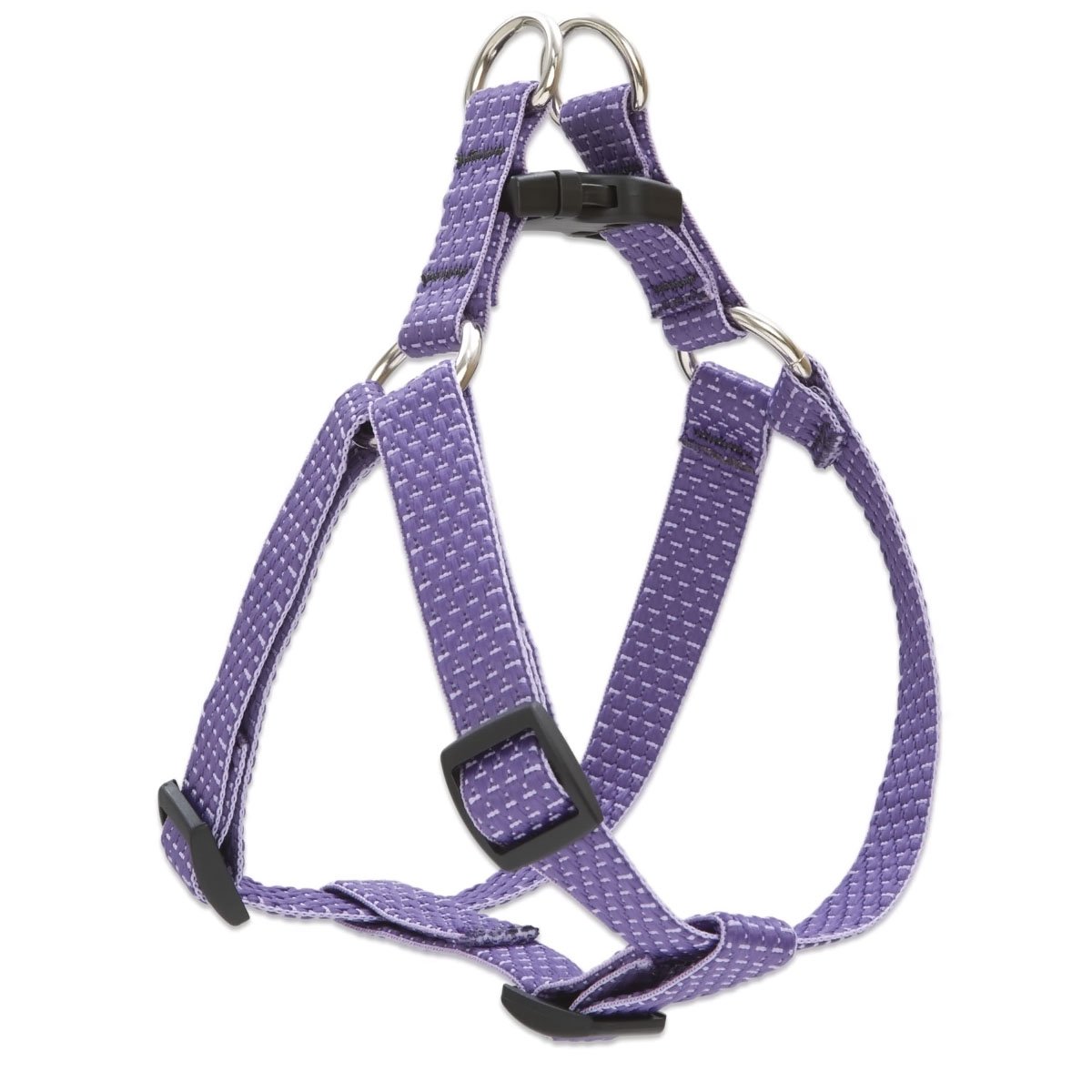 LupinePet Eco 3/4" Lilac 15-21" Step In Harness for Small Dogs