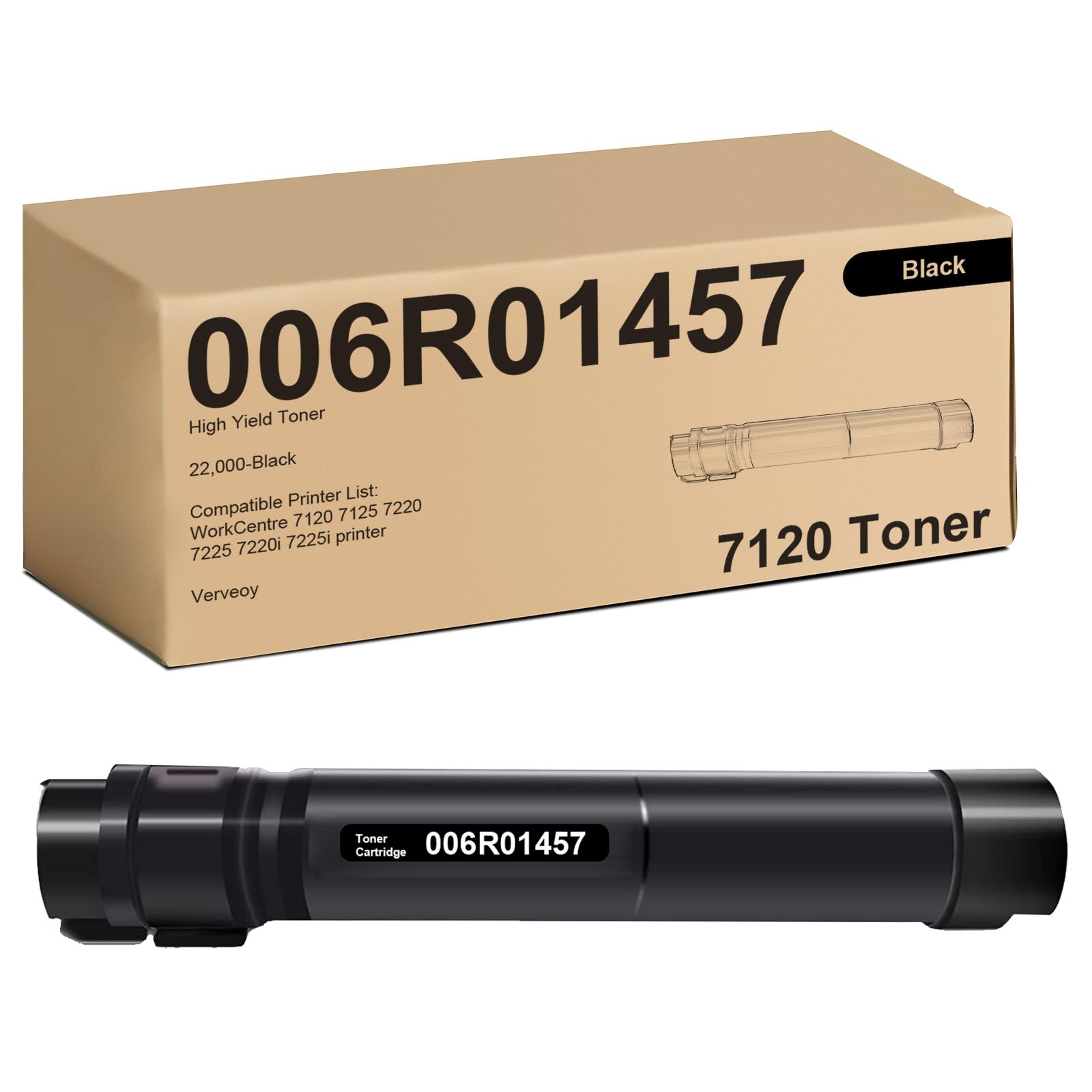 Photo 1 of WorkCentre 7120 006R01457 Black High Capacity Toner Cartridge for 7125 7220