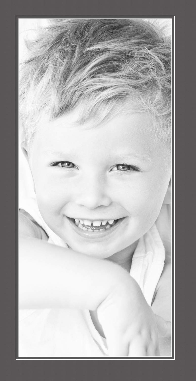 14x31 Cinder / Charcoal Custom Mat for Picture Frame with 10x27 opening size (Mat Only, Frame NOT Included)