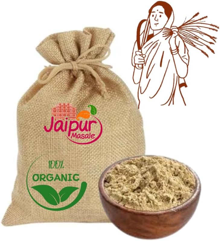 JAIPUR MASALE Organic Methi Powder | Dried Fenugreek Powder | Methi Dana Powder | Indian Spices & Masala - 200 gm with Jute Bag