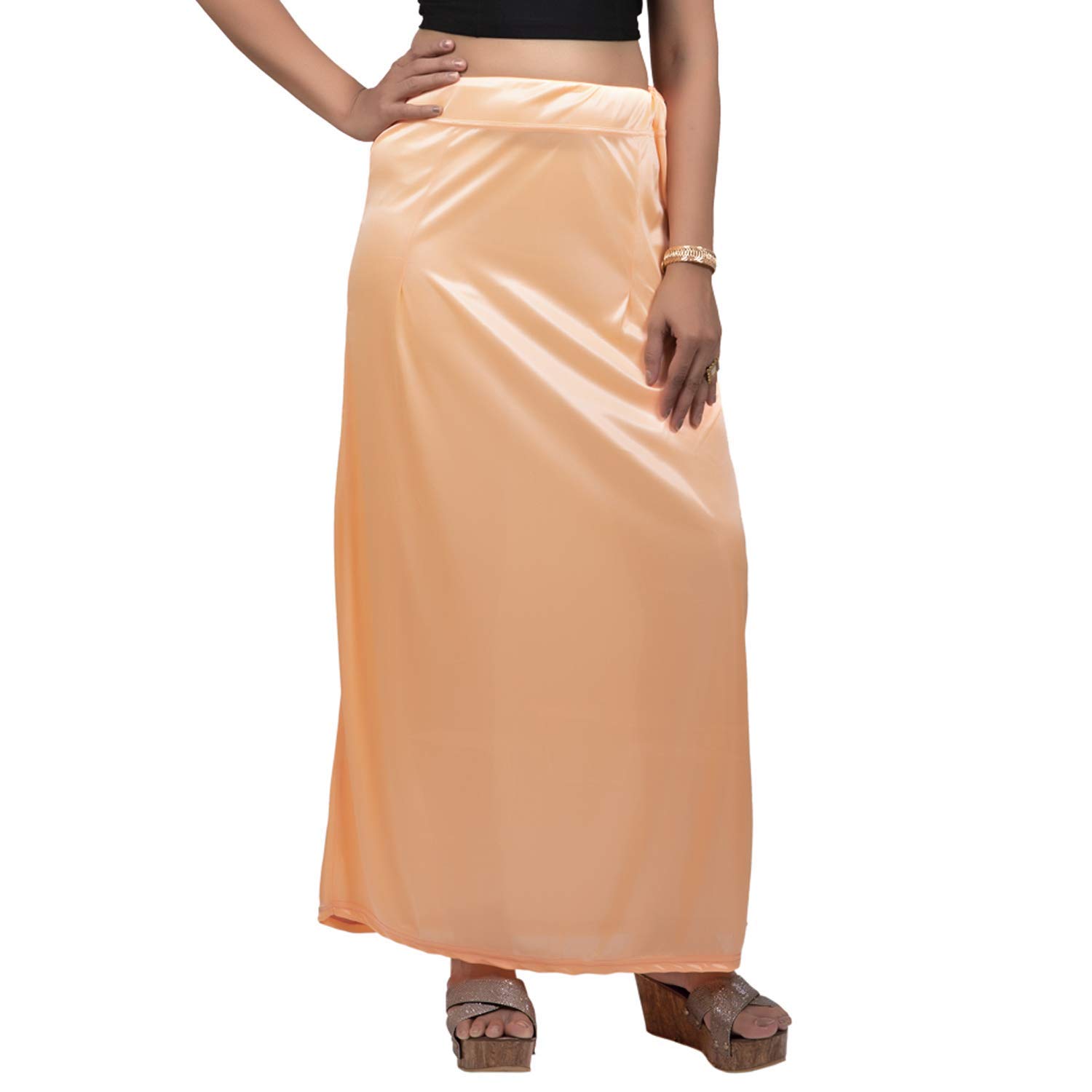 yms Women's Lycra Satin Saree Petticoat-picture-31