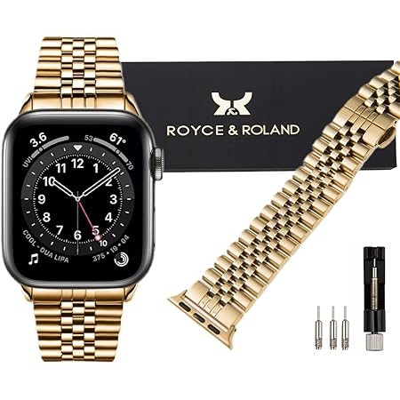 Amazon Royce Roland Apple Watch ステンレス ジュビリー コンビ 時計バンド ベルト ビジネス クリスマス バースデー 誕生日 ギフト プレゼント レディース メンズ オシャレ ファッションseries 7 6 5 4 3 2 1 Se アップルウォッチ 対応 42 44 45mm Gold Amazon Royce Roland Apple Watch ステンレス ジュビリー コンビ 時計バンド ベルト ビジネス クリスマス バースデー 誕生日 ギフト プレゼント レディース メンズ オシャレ ファッションseries 7 6 5 4 3 2 1 Se アップルウォッチ 対応 42 44 45mm Gold