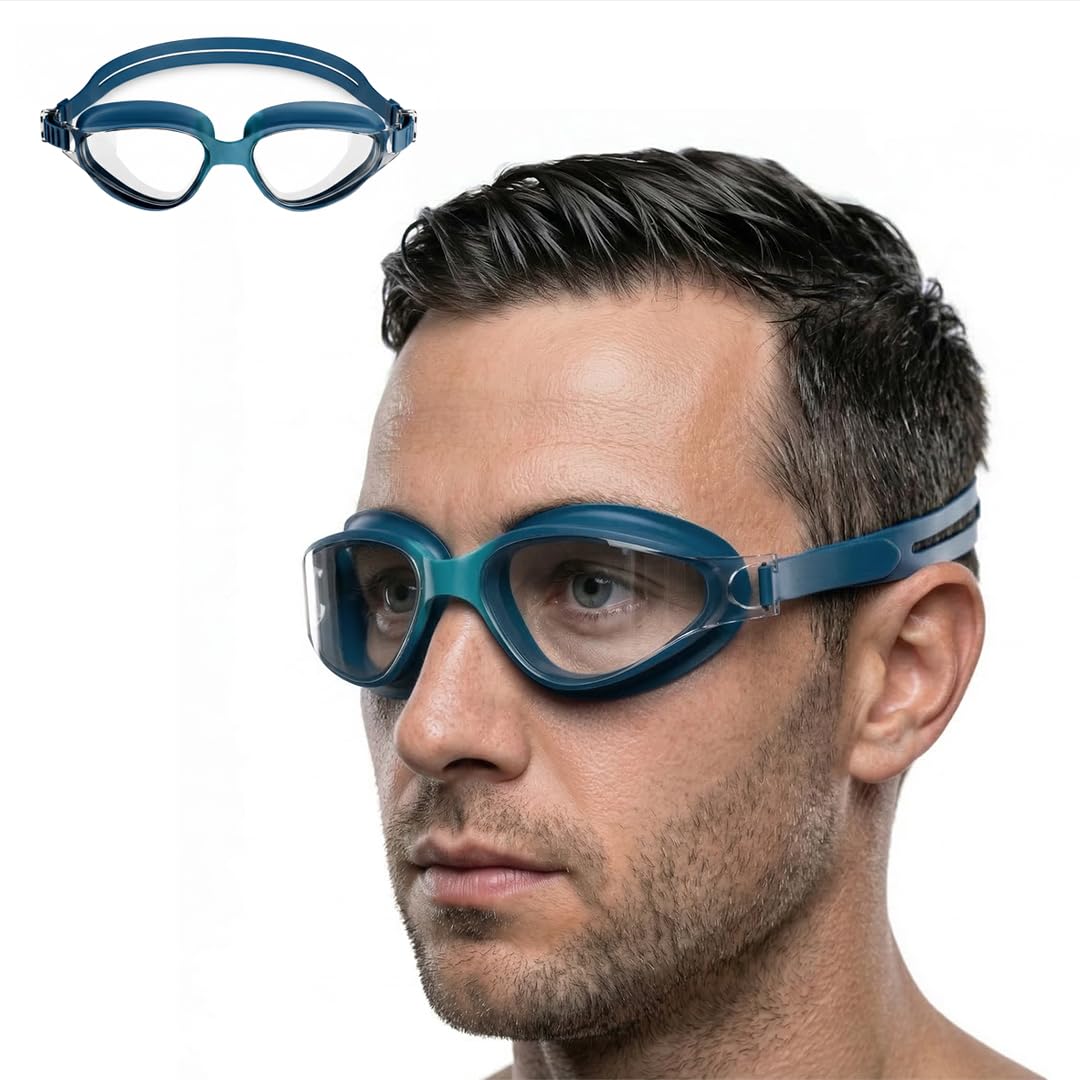 Lifelong Swimming Goggles for Men & Women | Swim Goggles for Adults with Adjustable Strap | UV Protection & Anti-Fog Swimming Glasses | Silicone Swim Goggles| Universal Fit Nose Bridge-image-31