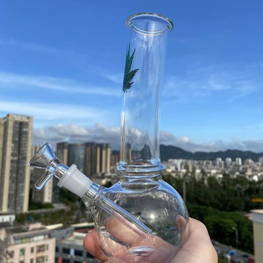 ガラスパイプ、ガラスボング BOZZ Glass Mini Bong (001) ガラスボング ミニサイズ｜ボング