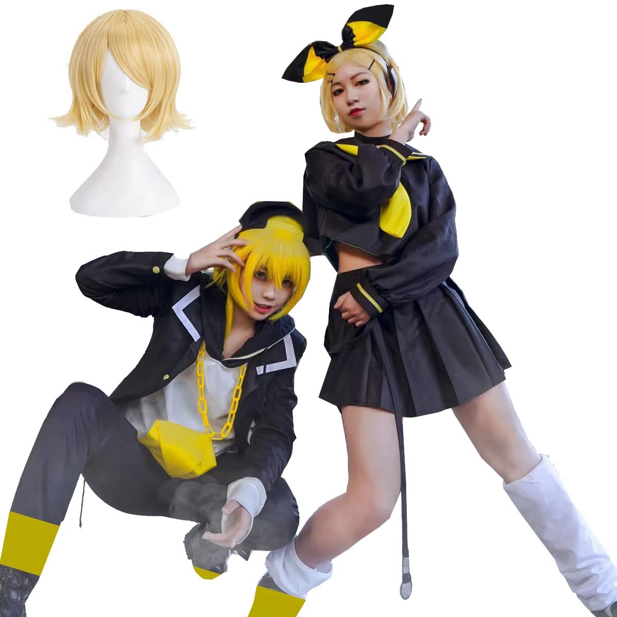Amazon.co.jp: VOCALOID風 镜音リン かがみねリン 劣等上等 公式服 