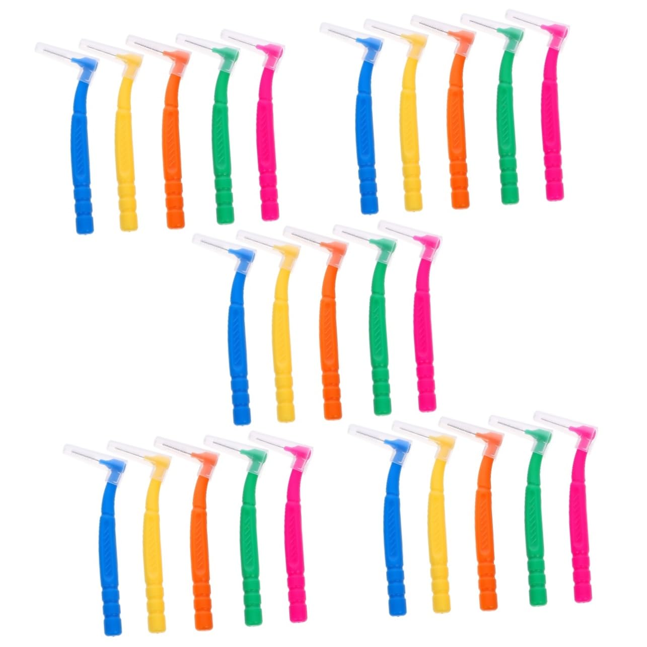 FOMIYES 250 Pz spazzolino scovolino spazzolino da denti tra i denti gengiva care Spazzolino per spazi interdentali strumenti dentali