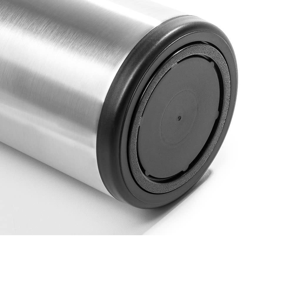 Action de la Pompe Airpot,1,9L,Thermique Flacon de café en Acier Inoxydable isolé sous Vide Thermo Airpot,24 Heures de rétention de Chaleur et de Froid FG05819 Noir