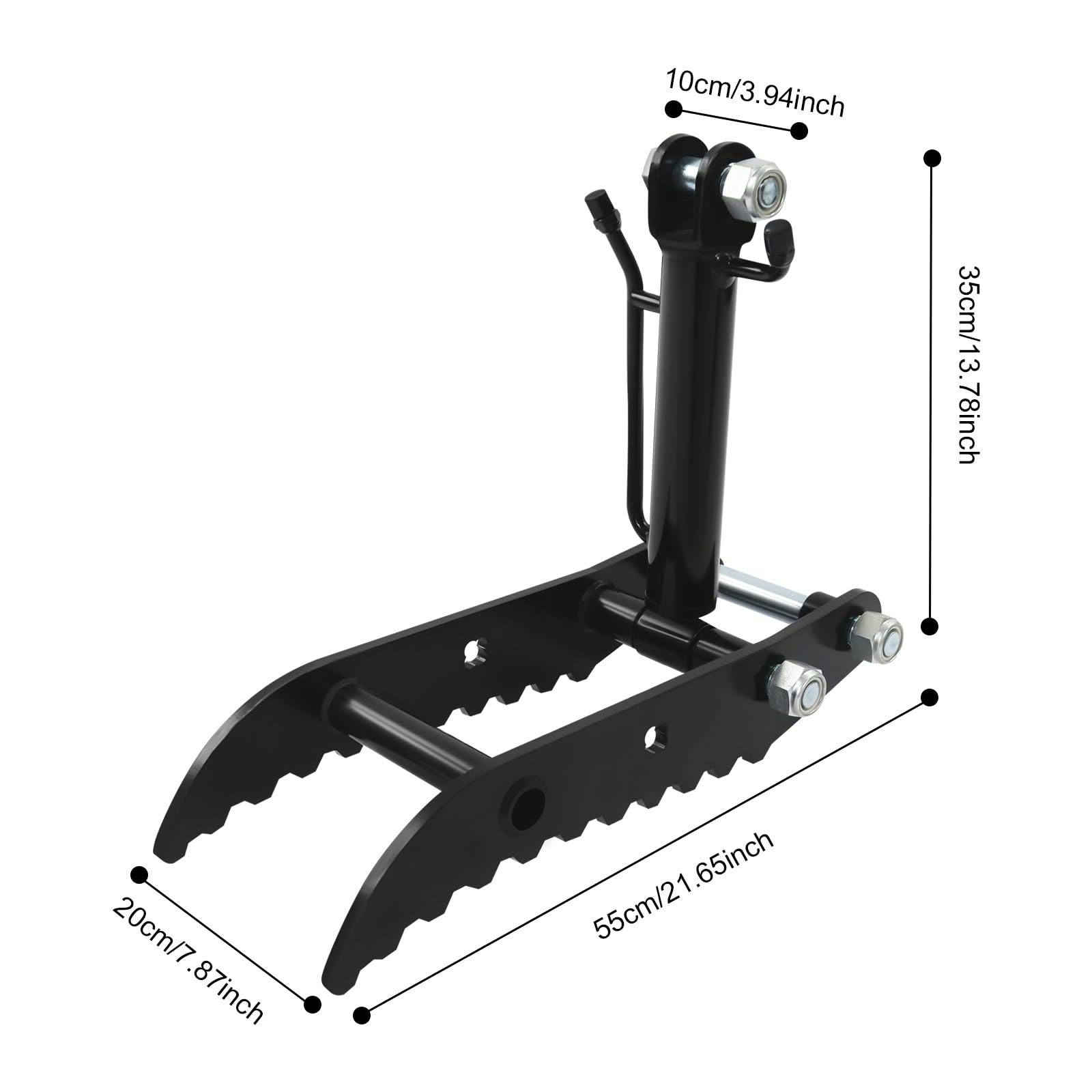Excavatrice hydraulique pouce, accessoires pour mini pelleteuse, clip de pouce hydraulique, pince hydraulique à trois trous avec deux tuyaux d'huile pour mini pelle 0,8-1,5 T
