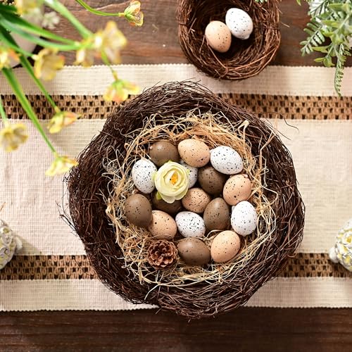 Valerymadelyneastereggsdecorationtreeornamentsset18ct157inchshatterproofnuturehangingeggbulkforkidsbeigewhiteeasterbasketstuffersassortedforspringholidaypartydecor  Urban Country Home Decor Valery madelyn easter eggs decoration tree ornaments set 18ct 157inch shatterproof nuture hanging egg bulk for kids beige white easter basket stuffers assorted for spring holiday party decor  urban country home decor