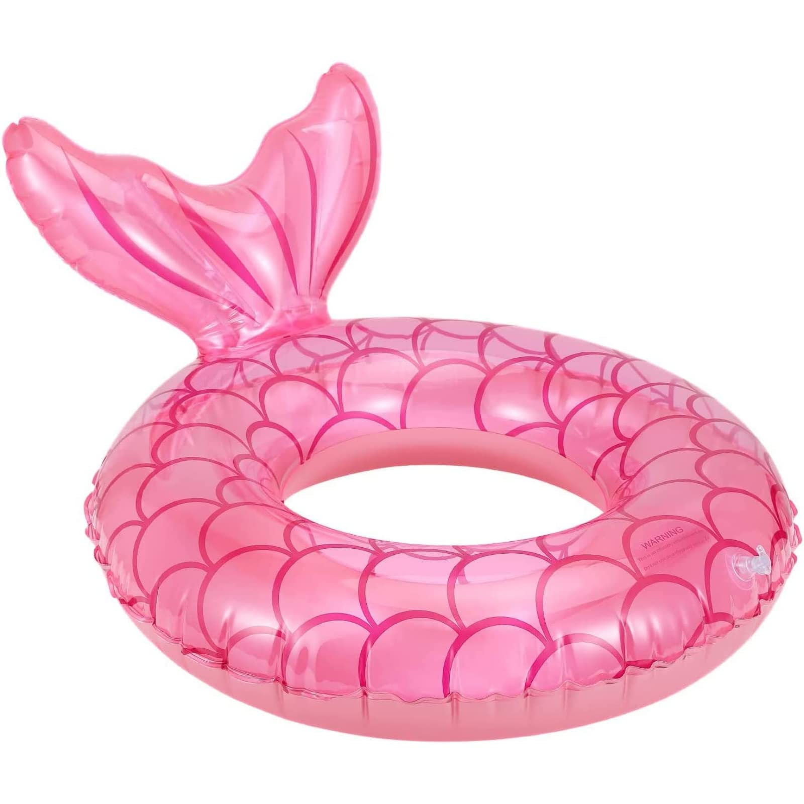 PYEBE Inflatable Swimming Ring, Children Cute Pool Float Tube Decorations Swim Tubes Outdoor Pool Beach Water Floats Party Supplies Kids Floaties (Pink)