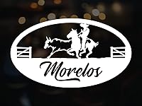 Vista 13 de Durango - Adhesivo adhesivo de vinilo para carros Diseño Charro de México, Calcomanias para Trocas y Carros (12 x 7 pulgadas, Durango)