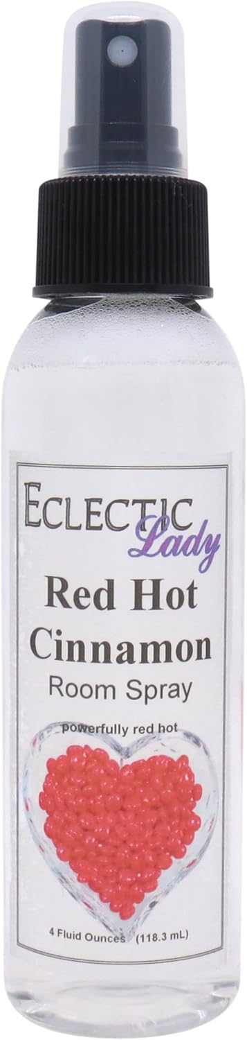 Red Hot Cinnamon Room Spray (Double Strength), 16 Ounces, No Artificial Colors, Parabens, or Preservatives - Fragrant Aromatic Room Mist For Home, Room, Office