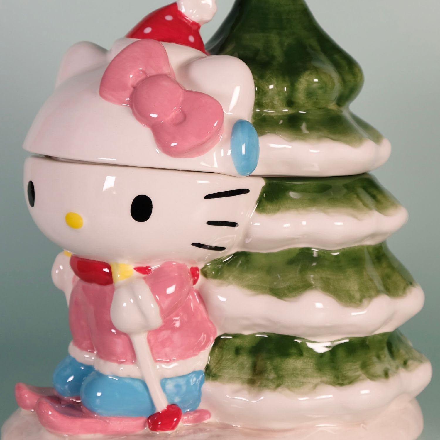 Amazon.com - Blue Sky Clayworks Hello Kitty Snow Skiing and Winter