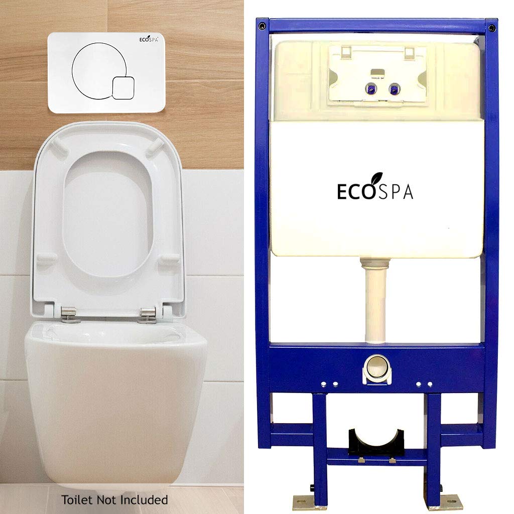 Buy ECOSPA Super Slim Concealed Toilet Pan Frame and 3L/6L Insulated