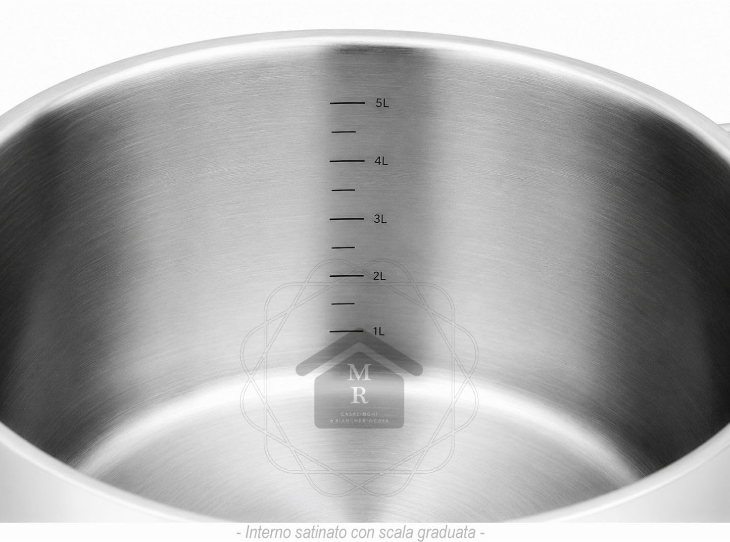 PENTOLE ALTA 1950 MEPRA ACCIAIO INOX 18/10 TRIPLO FONDO INDUZIONE (Pentola alta cm. 28)