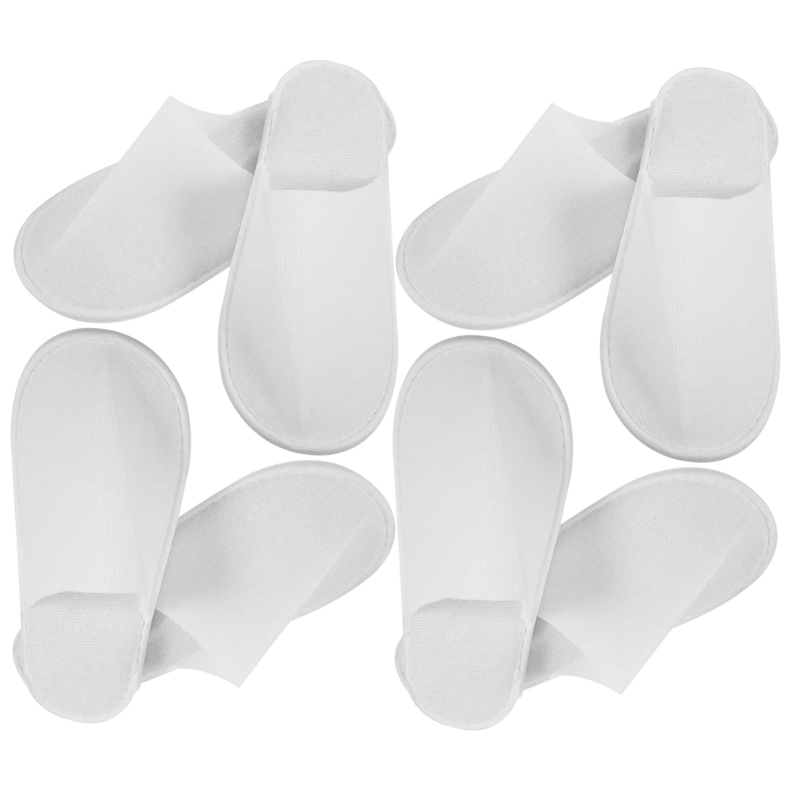 Healeved 24 Pcs Disposable House Slippers for Guests Soft Spa Slippers Anti-slip Bottom for Inn