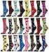 12 Pack Women Colorful Patterned Fashion Crew Socks by Frenchic