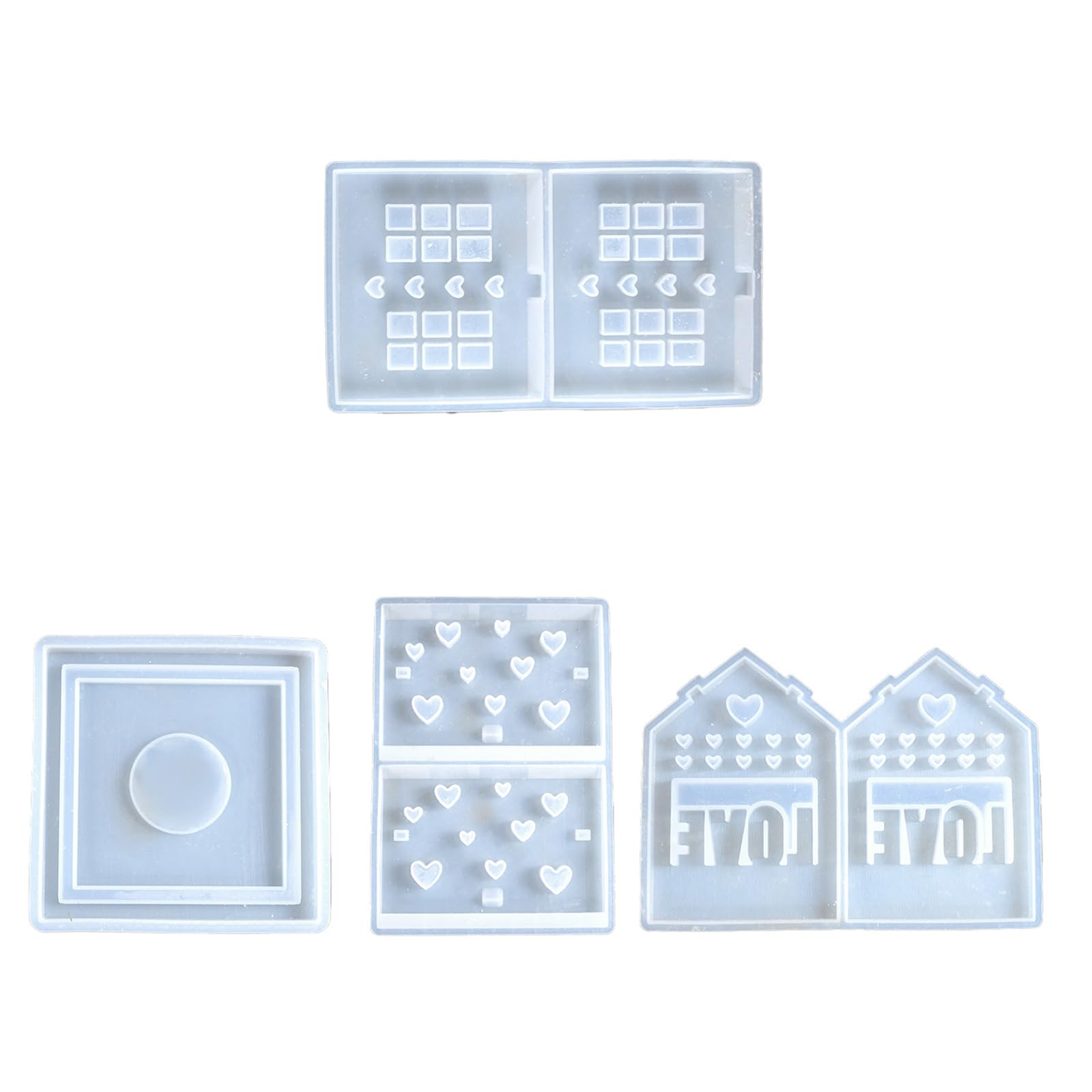 Moule en silicone pour bougie en forme de cœur idéal pour cadeaux faits main