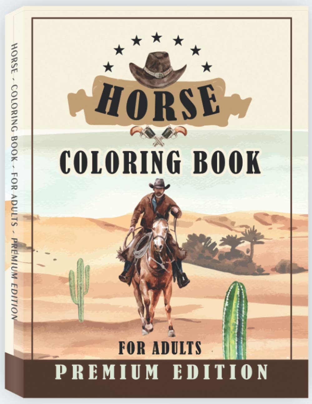 Horse Coloring Book for Adults: Relaxation Coloring Books with Creative Horses and Stress Relieving Patterns