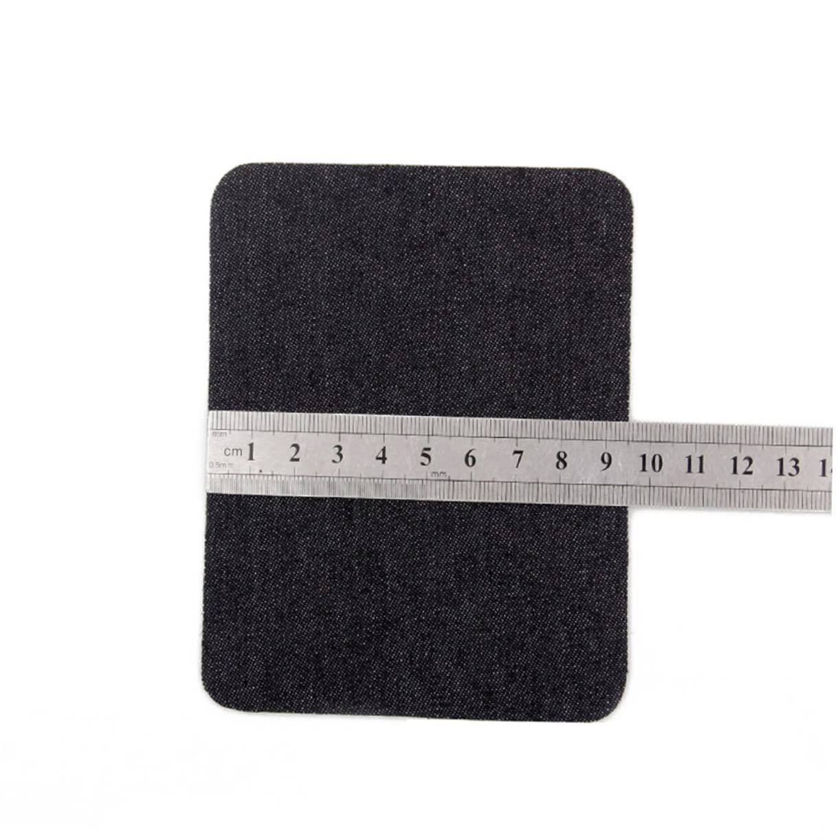 SHINEOFI 36pezzi Patches Adesivi Denim Per Riparazione e Decorazione Nero Blu Scuro Blu Facili Da Applicare Con Ferro Da Stiro Per Jeans Magliette e Zaini