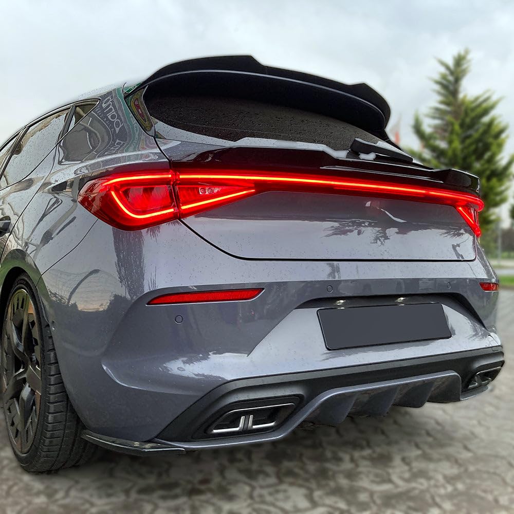 Heckspoiler kompatibel mitsplitter kompatibel mit CUPRA Leon 2020+ (2 Stück)