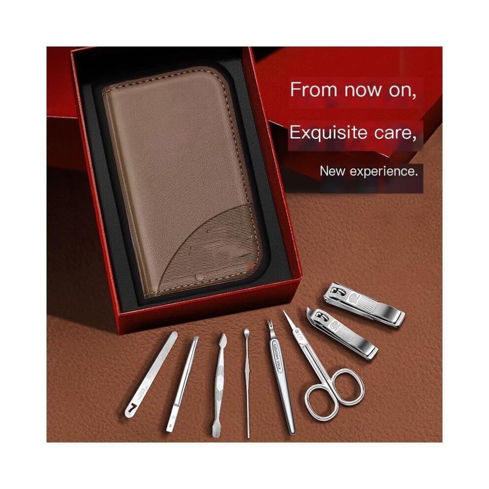 Zestaw obcinaczy do paznokci, Zestaw obcinaczy do paznokci ze stali węglowej premium z wyciorem do uszu, narzędzia do manicure do stóp, obcinacza do paznokci i obcinaczy do paznokci u nóg(Blue)