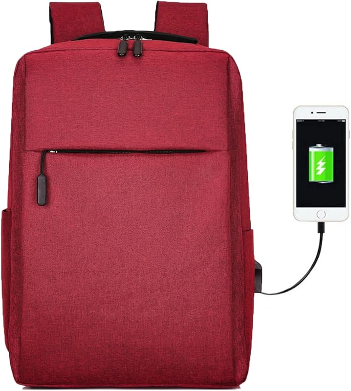 Mochila Resistente Escolar Trabalho Viagem Unissex Vermelha em oferta na Shopee