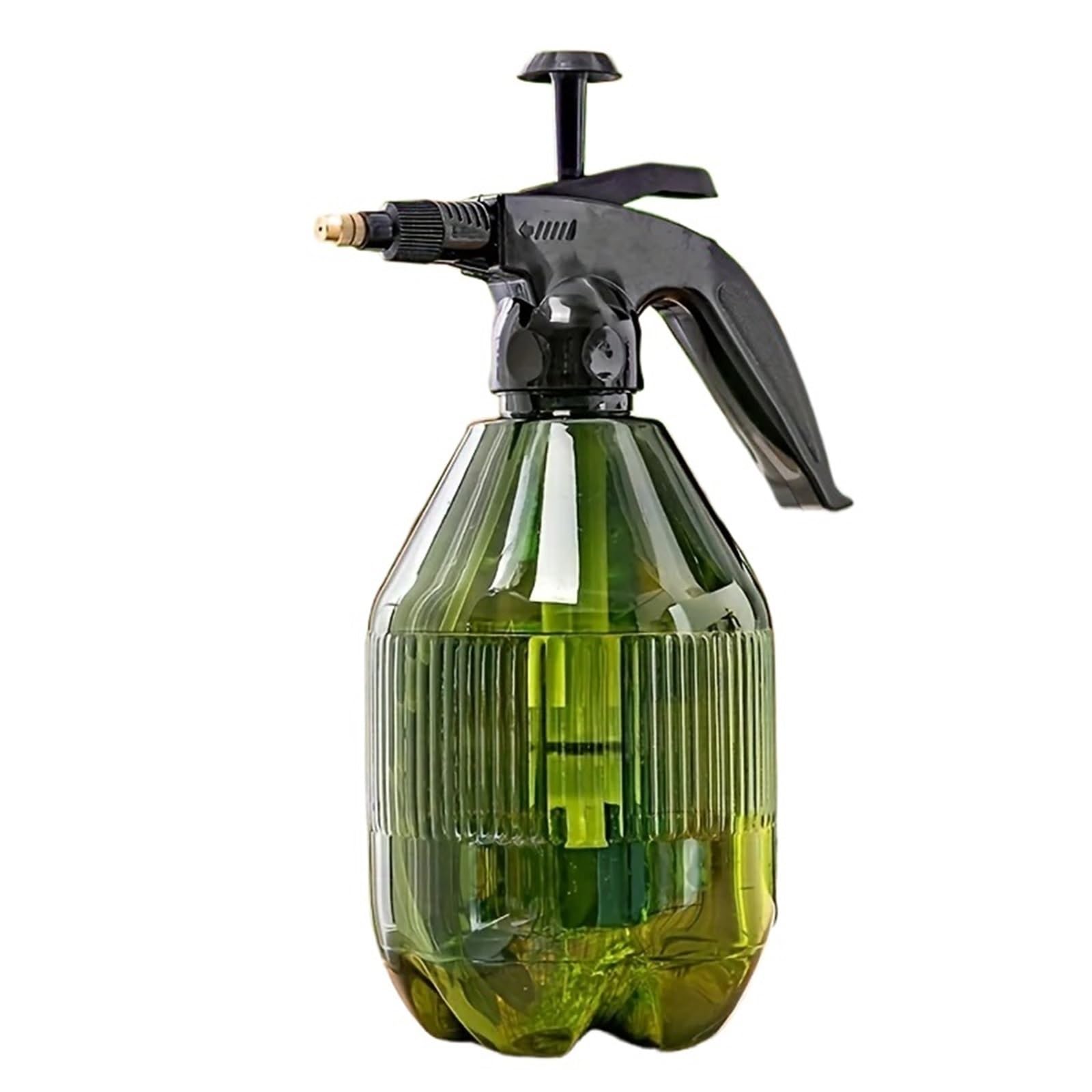 Pulverizador Agua Rociador manual a presión for plantas, ideal for jardinería interior y exterior, limpieza del hogar.(Large green 2L)