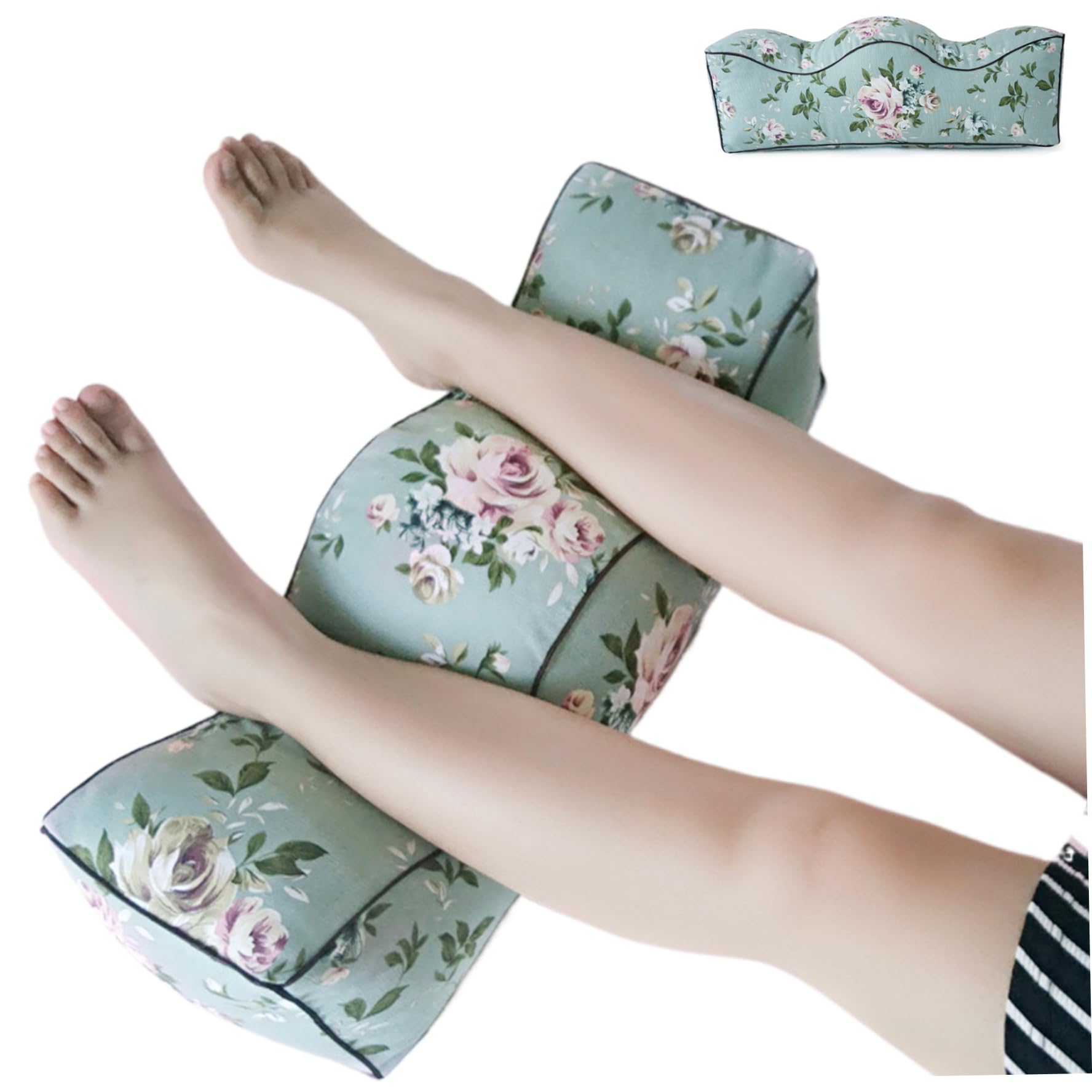 Cuscino ortopedico per gambe per donne incinte, 55,8 x 18,8 x 17,8 cm, cuscino in tela con supporto lombare