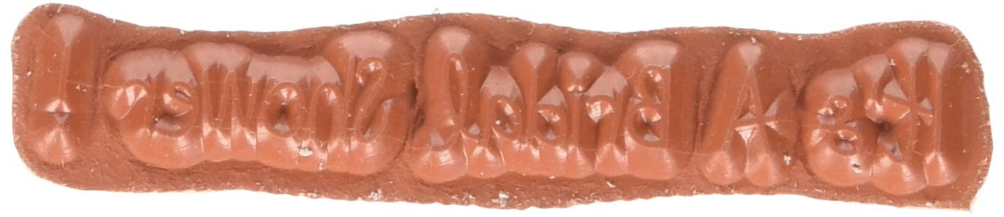 Gourmet Rubber Stamps Bridal Shower Cling Stamps, 2.75 x 4.75