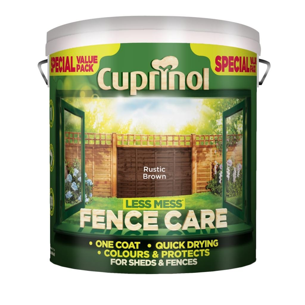 Cuprinol 5L Plus 20 Percent Timber Care - Rustic Brown