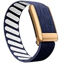 BIFANXI® Nylon Strap Suitable for Whoop 5.0 | Knit Bands Slim Lightweight Design, Scratch Resistant, Easy Fit | Denim-Rose Gold Frame/5.0 gallery image