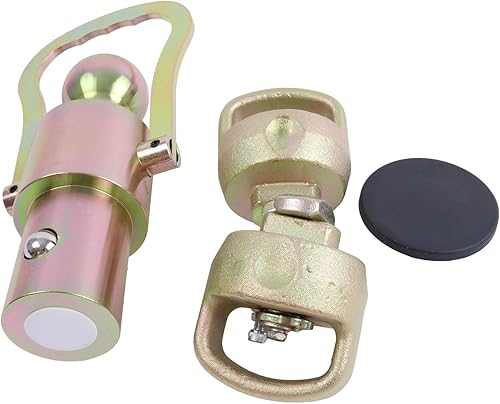 Miniatura 4 de HOLDWELL Kit de bola de cuello de cisne y cadena de seguridad GNXA2061 compatible con camiones Ford/GM/Nissan