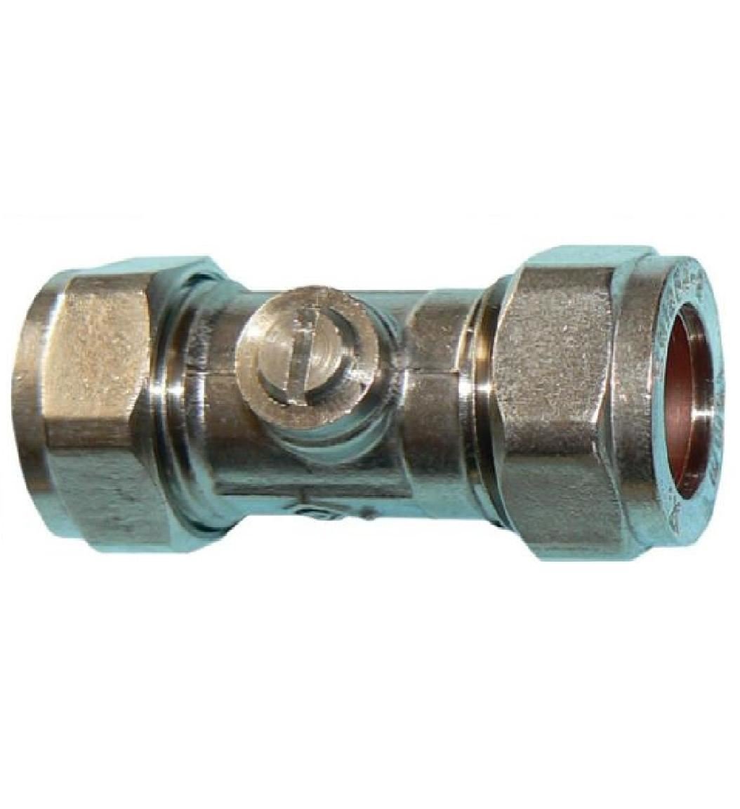 Isolierventil Mit 15 Mm Grobohrung Und Hebelbetätigung – Chromiert Und Langlebig