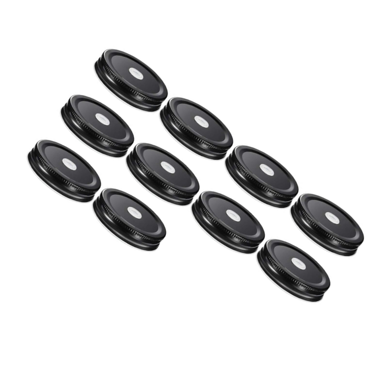 Buxuaaaa Leak Proof Practical Wide Mouth Jar Cap Straw Insert Designs Iron Construction Drinking Lid for Beverage Use Leak Proof Tinplate Jar Lid