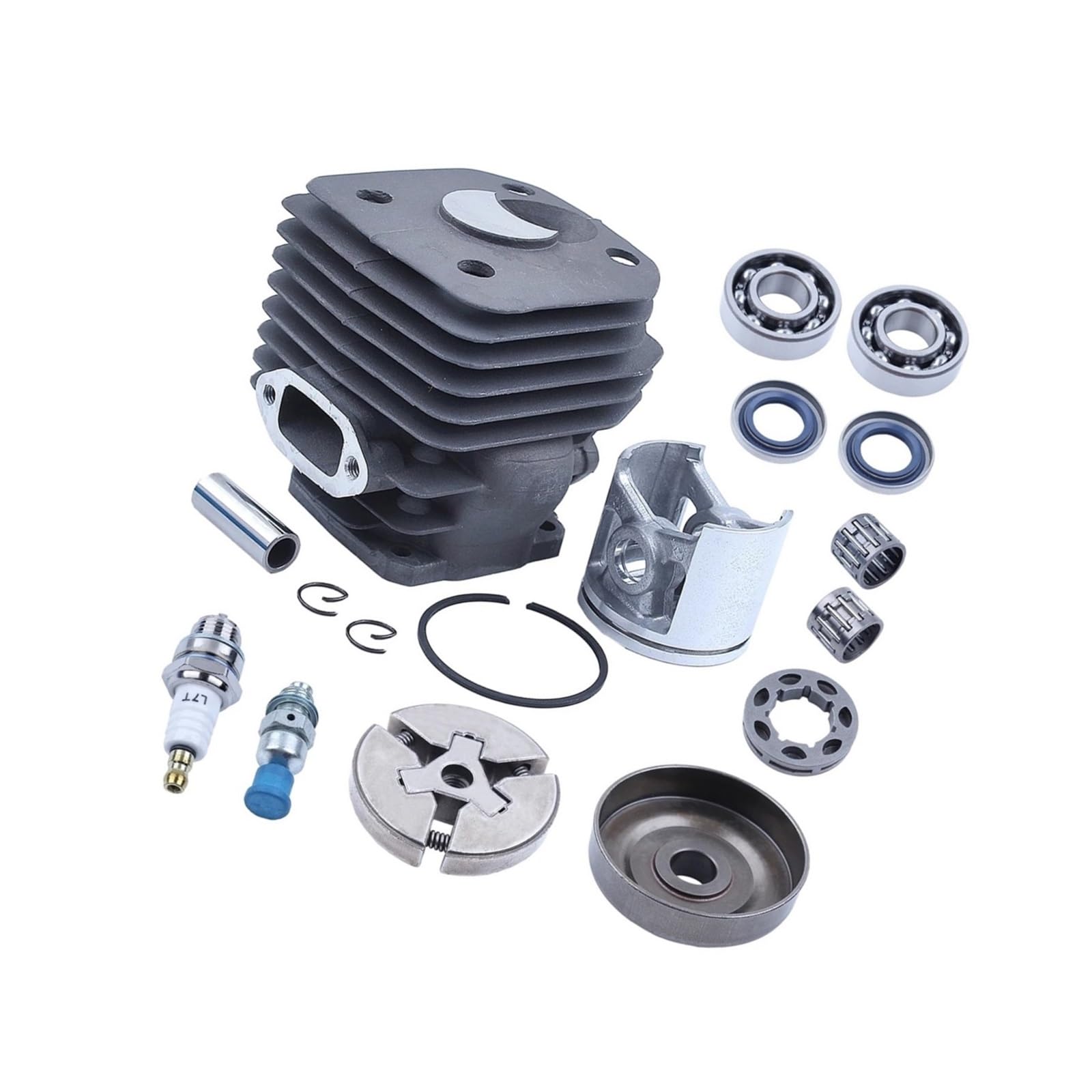 Kit cylindre piston 48mm et tambour d'embrayage pour tronçonneuse 261 262 262XP