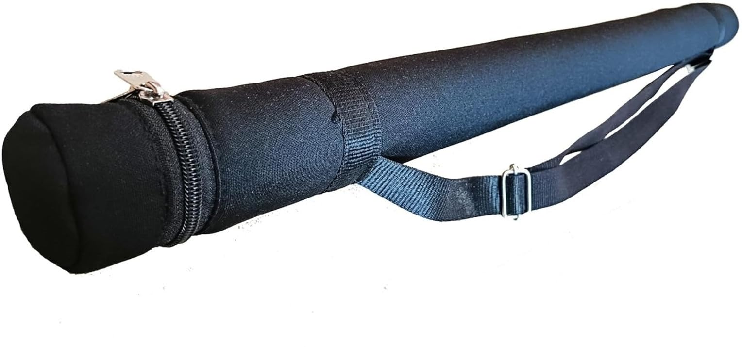 20 Inch Flute Carry Case with Shoulder Strap – Soft Non- Padded Protective Flute Cover Bag for C Middle Flute Instrument Storage and Travel BE073-image-0