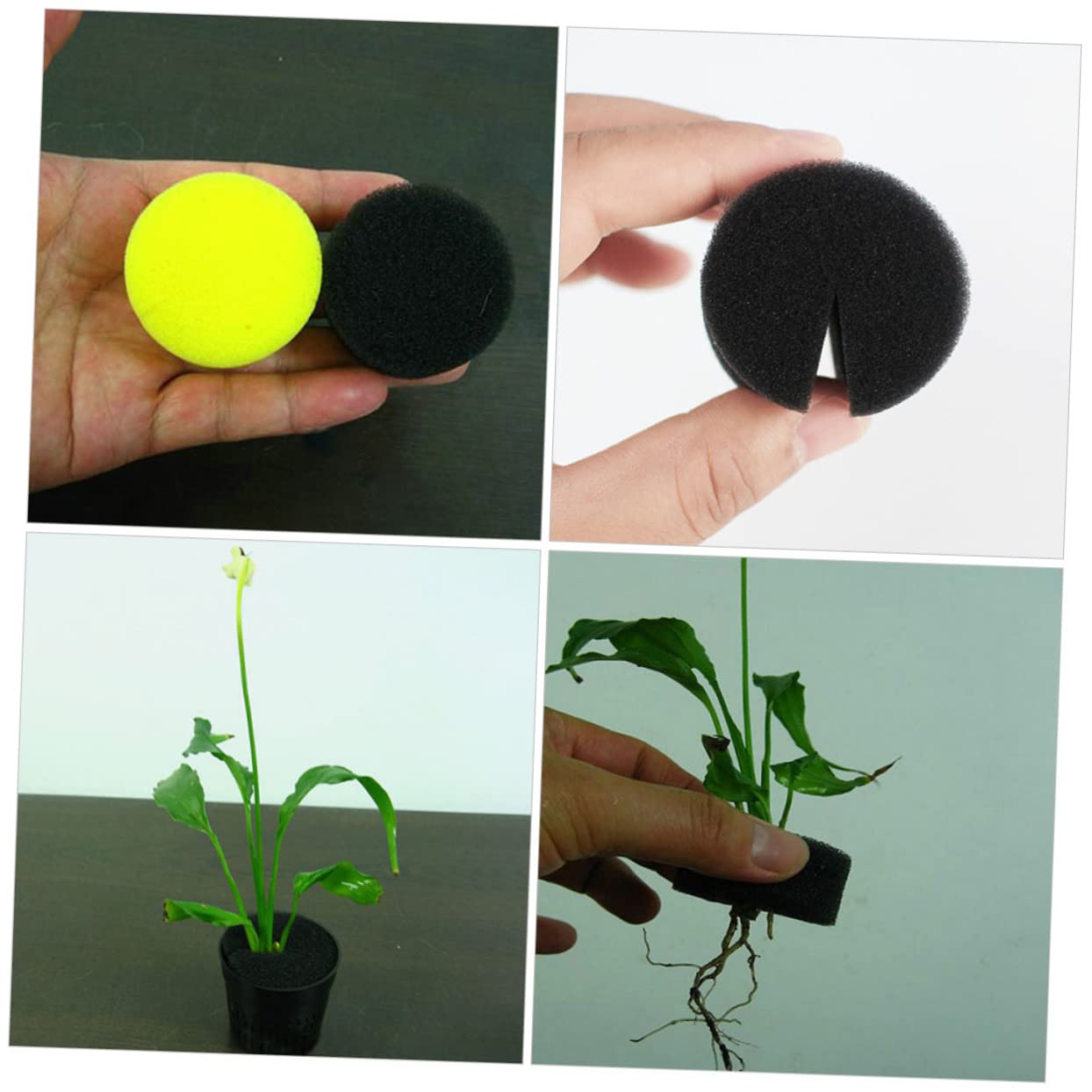 Toddmomy 150pièces Éponges De Culture Hydroponiques Blocs De pour Soilless Outils De Jardinage pour Cultivation Légumière
