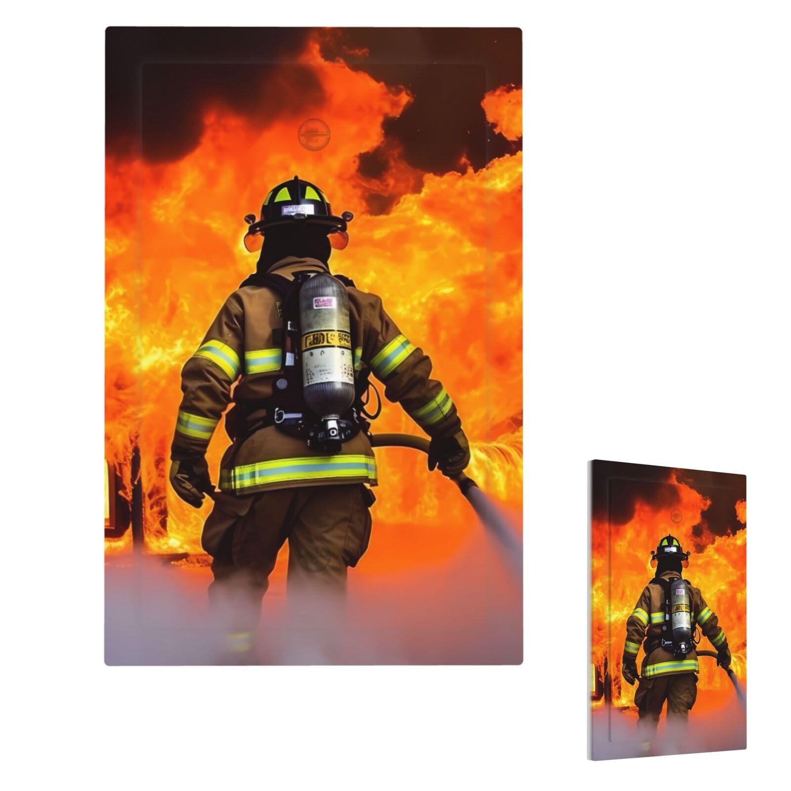 Fodpand Style V Light Switch Cover Firefighter Fireman Flame Wall Plate 1 Gang Switch Plate Covers Decorative Outlet Cover Electrical Receptacle Faceplate For Bathroom Kitchen Decor Wall Plates 5" X 3"