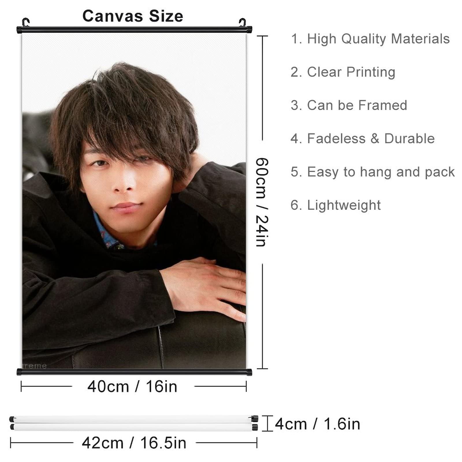 Amazon.co.jp: 中村倫也 ぶら下げ写真 ポスター ホームデコレーション 