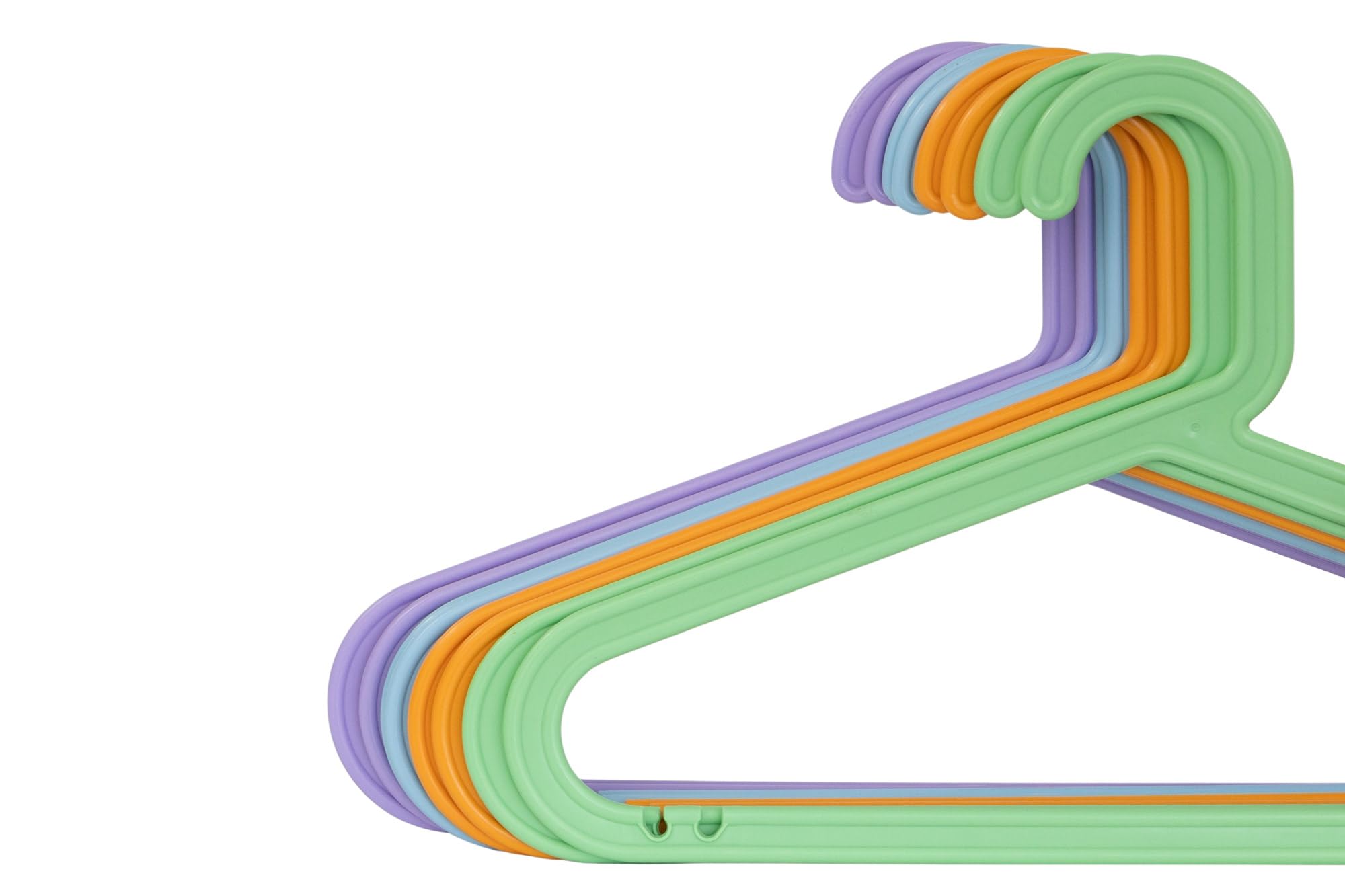 Ikea BAGIS 24er Set Kinder-Kleiderbügel Pastellfarben