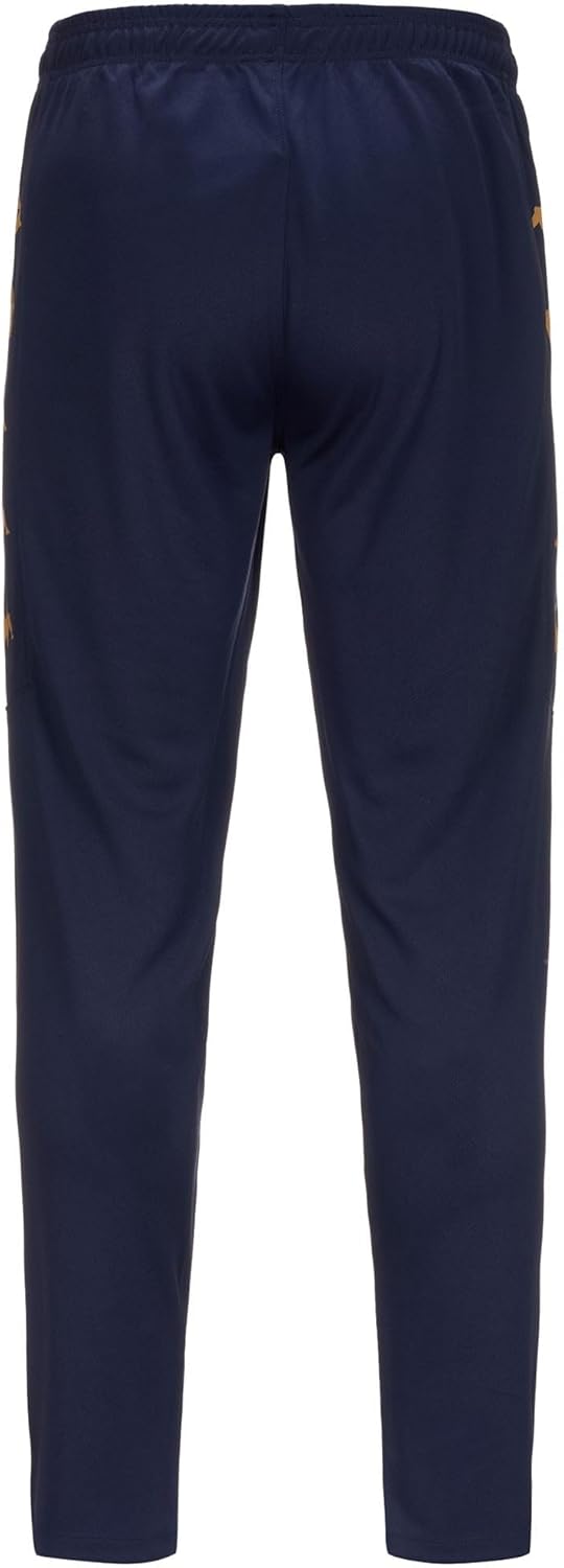 KAPPA Men's Blue Slim Fit Football Training Pants