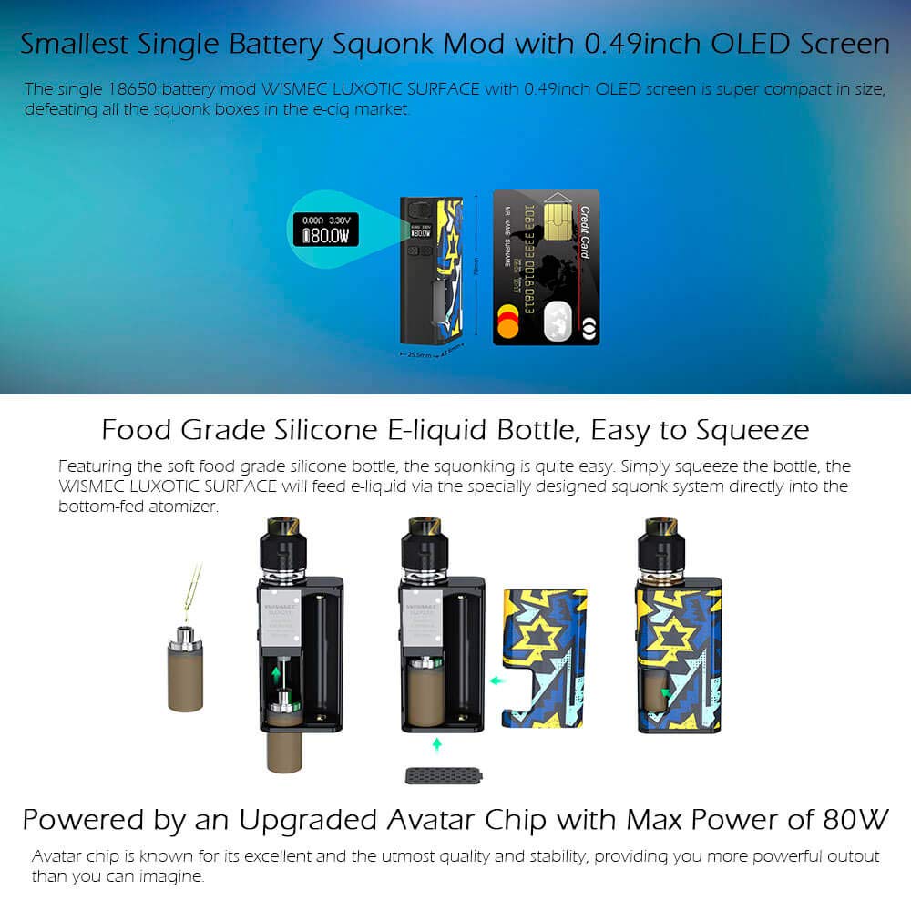 未開封品 WISMEC LUXOTIC SURFACE BF BOX Kit 未開封品 WISMEC LUXOTIC SURFACE BF BOX Kit