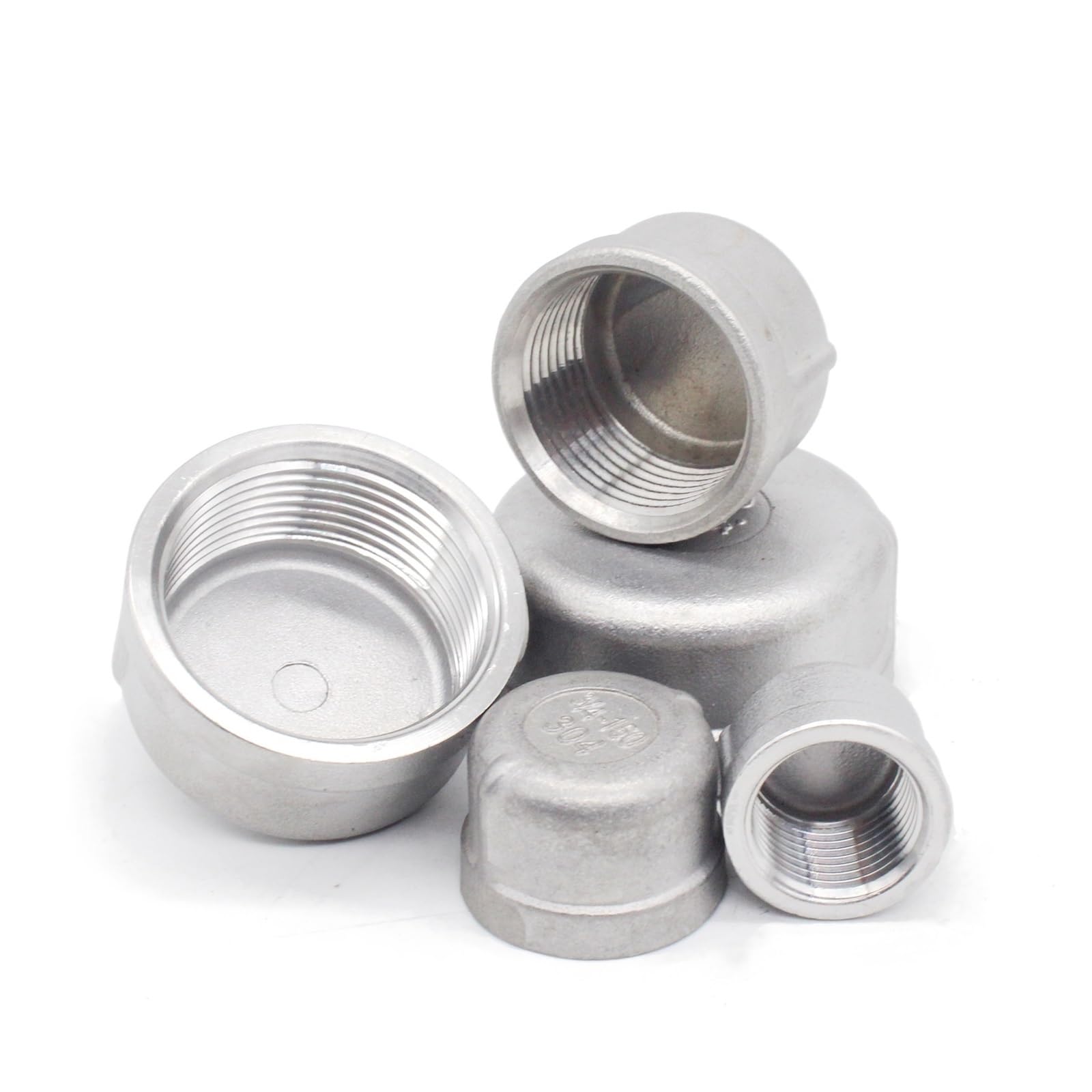 Adaptador de rosca hembra para tubería de acero inoxidable SS304 conector roscado ZHGUIMING de media pulgada